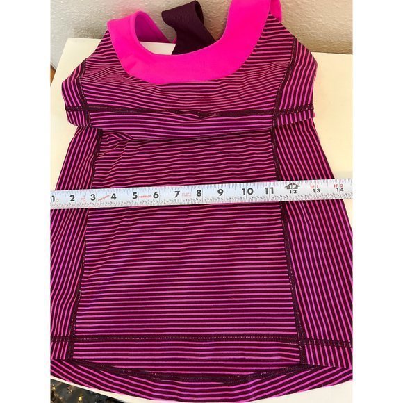 Lululemon Pink & Maroon Razorback Tank size‎ S/M - Picture 5 of 7